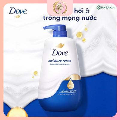 Sữa Tắm Dove Deep Moisture – Dưỡng Ẩm Chuyên Sâu, Cho Làn Da Mịn Mượt Tức Thì