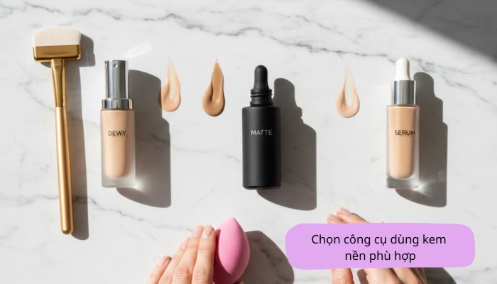 Cách sử dụng em nền và chọn công cụ dùng phù hợp