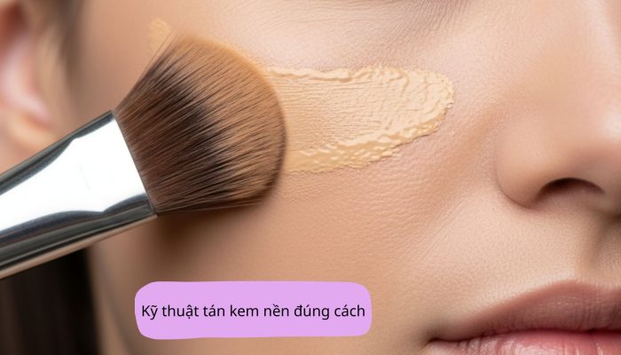 Cách sử dụng kem nền và kỹ thuật tán đúng cách